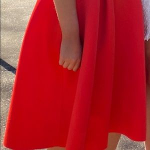 Asos red dress size 4 worn once